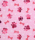 Pink Paw Print Keep Dogs on the Safe Side of the Fence (10-13")