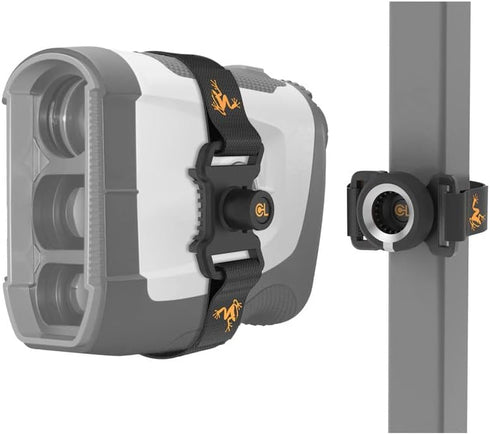 Frogger Golf Magnetic Rangefinder Holder for Carts, Adjustable Mount Strap with Strong Magnets, Golf Course Accessories