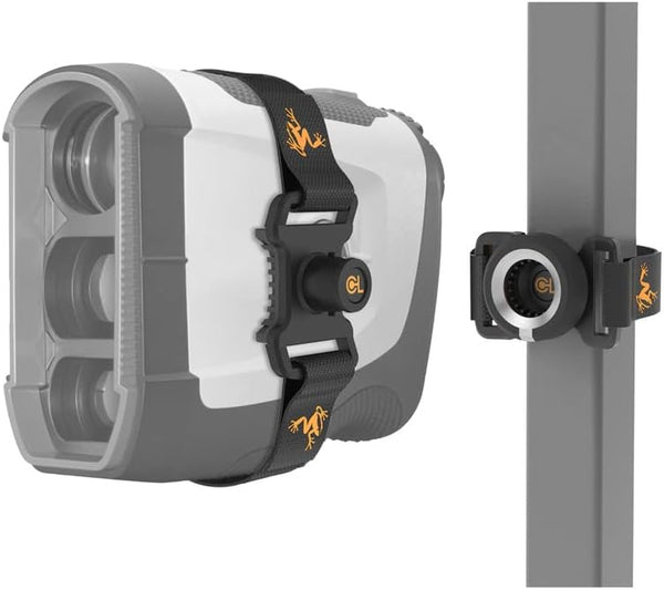 Frogger Golf Magnetic Rangefinder Holder for Carts, Adjustable Mount Strap with Strong Magnets, Golf Course Accessories