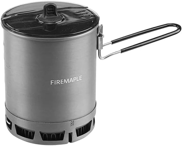Fire-Maple 600ml G3 Petrel Ultralight Camping Pot, Lightweight Outdoor Heat Exchanger Pot for Hiking Travel (162g)