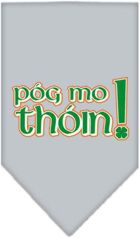 Pog Mo Thoin Yellow Large Pet and Dog Bandana Screen Printed