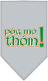 Pog Mo Thoin Yellow Large Pet and Dog Bandana Screen Printed