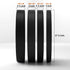 GYMENIST Bumper Plates for 2 Inch Olympic Bars, Premium Commercial Gym, Available in 10 LB to 55 LB Black or Multi Color