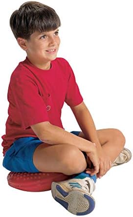 12 Inches Gymnic Disc 'o' Sit Jr. Inflatable Seat Cushion, Red