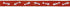 Beastie Band Cat Collar with Fish and Bones Design (Red)