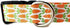 Spring Dog Collar by Caninedesign, Adjustable Nylon, 1 inch Wide, Medium and Large (Carrots, XL 18-26"), Valentine, St