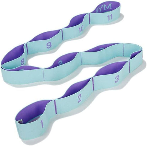 Stretch Straps - Elastic Stretching Strap with 11 Adjustable Loops - Fitness Leg Stretch Band for Physical Therapy,