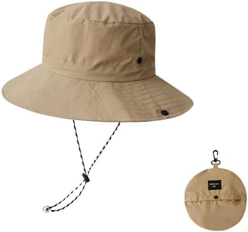 Sun Hats for Men Women, Waterproof UPF 50+ Bucket Hat for Fishing, Hiking, Garden, Safari, Beach