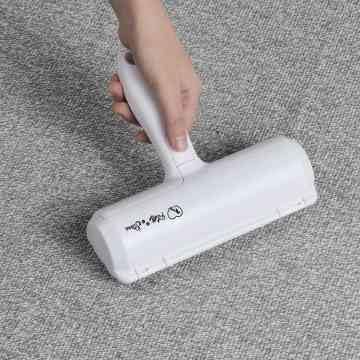 Pet Hair Remover and Reusable Lint Roller, Fluffy Paws Cat and Dog Hair Remover for Furniture and Carpet