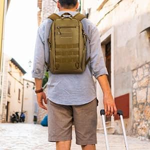 HUNTVP Mini Daypack 10L/20L Military MOLLE Backpack Tactical Assault Pack for Hunting, Camping, Trekking