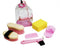Showman Kids Six Piece Colored Grooming Brush Kit. Comes in a Carrying