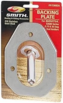 Stainless Steel Backing Plate - 80 Series Rod Holders, Boat Accessory for Fishing Gear