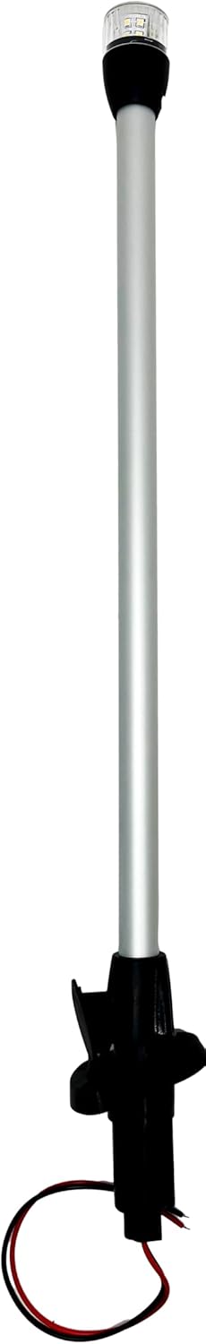 Pactrade Marine LED 22-1/4 Inches All Round Long Stern Light - Navigation Light with Removable 2 Pin Plug