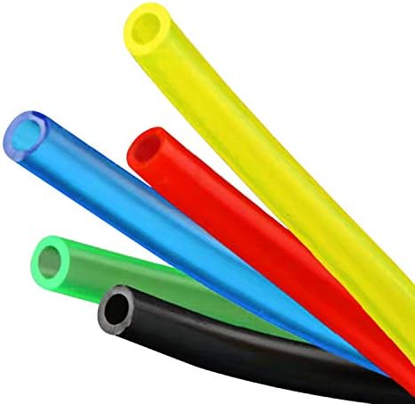 Airline Tubing for Aquarium 16.4 Feet, Rubber Fish Tank Air Tubing Standard Colorful Hose for Air Pump (Green)