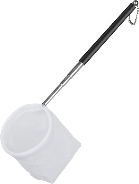 Pawfly Aquarium Shrimp Net with Extendable Stainless Steel Handle for Tiny Fish Tank