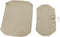 Golf Cart Front Seat Cover Set - Staple On for E-Z-Go TXT Golf Cart, Microfiber Leather in Beige