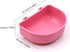 2 PcsRabbit Food Water Bowl, Guinea Pig Plastic Food Basin Dish, Chinchilla Hanging Portable Feeding Bowl (Pink and Blue)