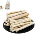 Tfwadmx Small Animal Snacks Sweet Bamboo Molar Treats 200 g, Bunny Chew Toys for Chinchilla Rabbit Guinea Pig