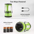 LE LED Camping Lantern Rechargeable, 600LM, Detachable Flashlight, USB Cable & Car Charger Included