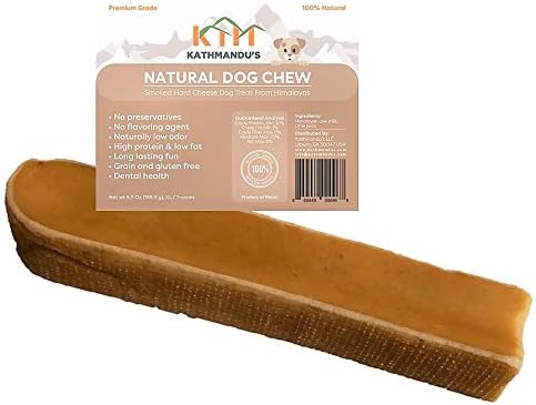 Authentic Himalayan Yak Cheese for Dogs, XLarge (Pack of 1), Rawhide-Free, NO Preservatives