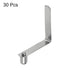 HARFINGTON 30pcs V-Shaped Solid Lift Kayak Paddle Snap Spring Clip 6x8.5x33mm 65Mn Spring Steel Telescopic Locking Tube