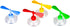 Homoyoyo 10 Pcs Mini Bike Accessories, Trendy Decor for Lovely Helmet, Dragonfly Propeller Suction Decor
