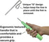 R&R Tackle Large Fish Dehooker, 13" Hook Remover for 4 Pounds or Larger Game Fish, Corrosion-Proof Stainless Steel