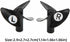 Chiffonade V500 Propeller Pair for Flytec - Plastic Shockproof Design with Positive & Negative Assembly, Replacement