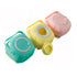 Pet Bath Brush Soft Silicone Dog Shampoo Brush Grooming Brush Cleaning Brush Soft Shampoo Dispenser Puppy Dog Cat. (Yellow)