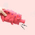 Squeaky Pig Dog Toys, 2 Pack Grunting Pig Toy That Oinks for Small Medium Large Dogs, Grunting Sound Play Dog Toy