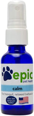 Calm Natural Odorless Calming Sprays for Dogs and Cats, Promotes Relaxed Behavior, Made in USA (Dropper, 1 Ounce)