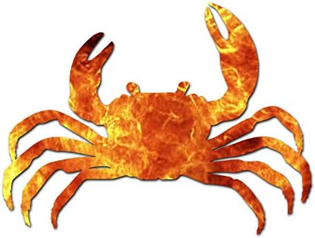 Southern Decalz Crab Claw Pinch - Vinyl Decal Sticker - 5" x 3.75" -