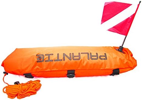 Scuba Choice Palantic Nylon Torpedo Float with Dive Flag for Spearfishing