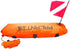 Scuba Choice Palantic Nylon Torpedo Float with Dive Flag for Spearfishing