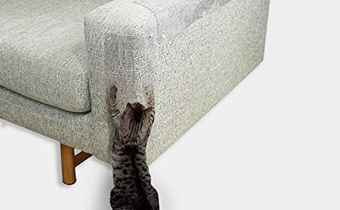LAMINET Deluxe Cat Scratch Shields - Set of 4 Heavy Duty Flexible Plastic Shields (21" L x 5.5" W)