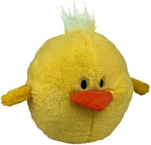 Pet Lou 00361 Chick Ball, 10-inch, Yellow, Super-Soft and Plush Fabric