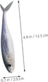3D SUPVOX Soft Bionic Fishing Lures Pair, Lifelike Swimbait PVC Material, Saltwater and Freshwater Artificial Fishing