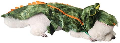 Dog Crocodile Costume for Pet Halloween Christmas Cosplay, Hoodie Sweater Clothes for Small Medium Large