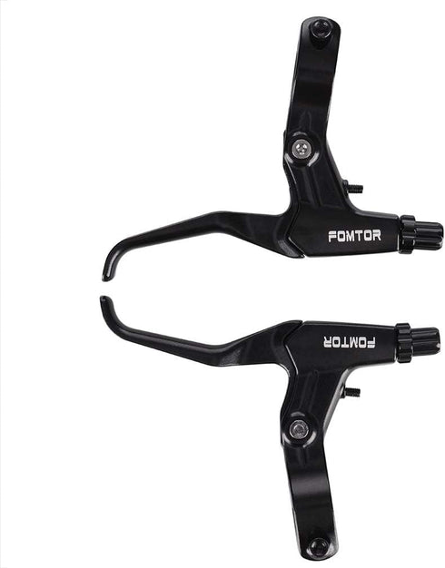 FOMTOR Universal Aluminum Alloy Bike Brake Levers - 2.5 Finger and 4 Fingers Length for Mountain Bike