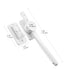 EUDEMON Child Proof Door Finger Pinch Guard, Adjustable Door Stopper and Latch for Pets, White