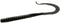 Zoom Bait Magnum II Worm - Pack of 20 (Black, 9-Inch)