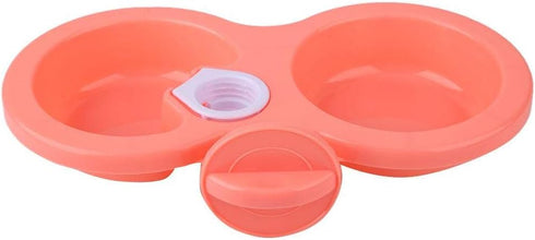 Double Dog Cat Bowls, Water and Food Bowl Set, Hanging Pet Bowl Anti-overturning for Small or Medium Dogs Cats