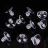 Transparent Aquarium Suction Cup Holders - 10 Pack for Fish Tank Tubing, Pumps, and Filters