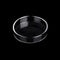Aquarium Glass Feeder Dish, Round Clear Glass Fish Feeding Bowl, 60mm, Prevents Food Spilling in Fish Tank