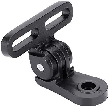 Keenso Bike Mount Bracket, Aluminium Alloy Flashlight Holder for Sport Camera or Bike Light Black Cycling Accessories