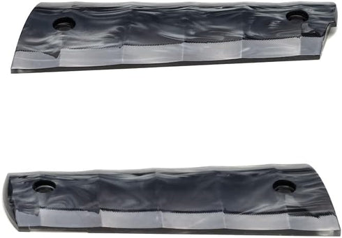 Guuun 1911 Magwell Grips, High Polished Synthetic Pearl Resin with Ambi Safety Cut