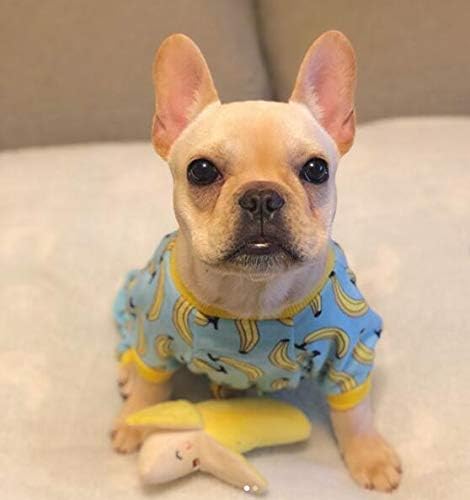 CuteBone Soft & Stretchy Dog Pajamas - Cozy Breathable Jumpsuit for Small Dogs - All-Season Easy-On Pullover Design P06S