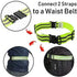 Reflective Running Gear Bands Belt for Night Walking, Safety Bands for Runners, Bicycle Pants Cuff Bands, 2 Bands