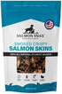Salmon Snax Dog Treats Smoked Crispy Salmon Skin, 12 oz 100% Atlantic Salmon, All
