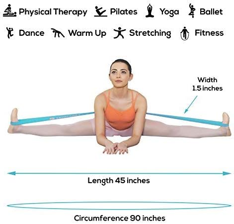Zenmarkt Ballet Stretch Bands for Flexibility and Strength, Ideal Dance Equipment for Gymnastics, Cheerleading, Pilates